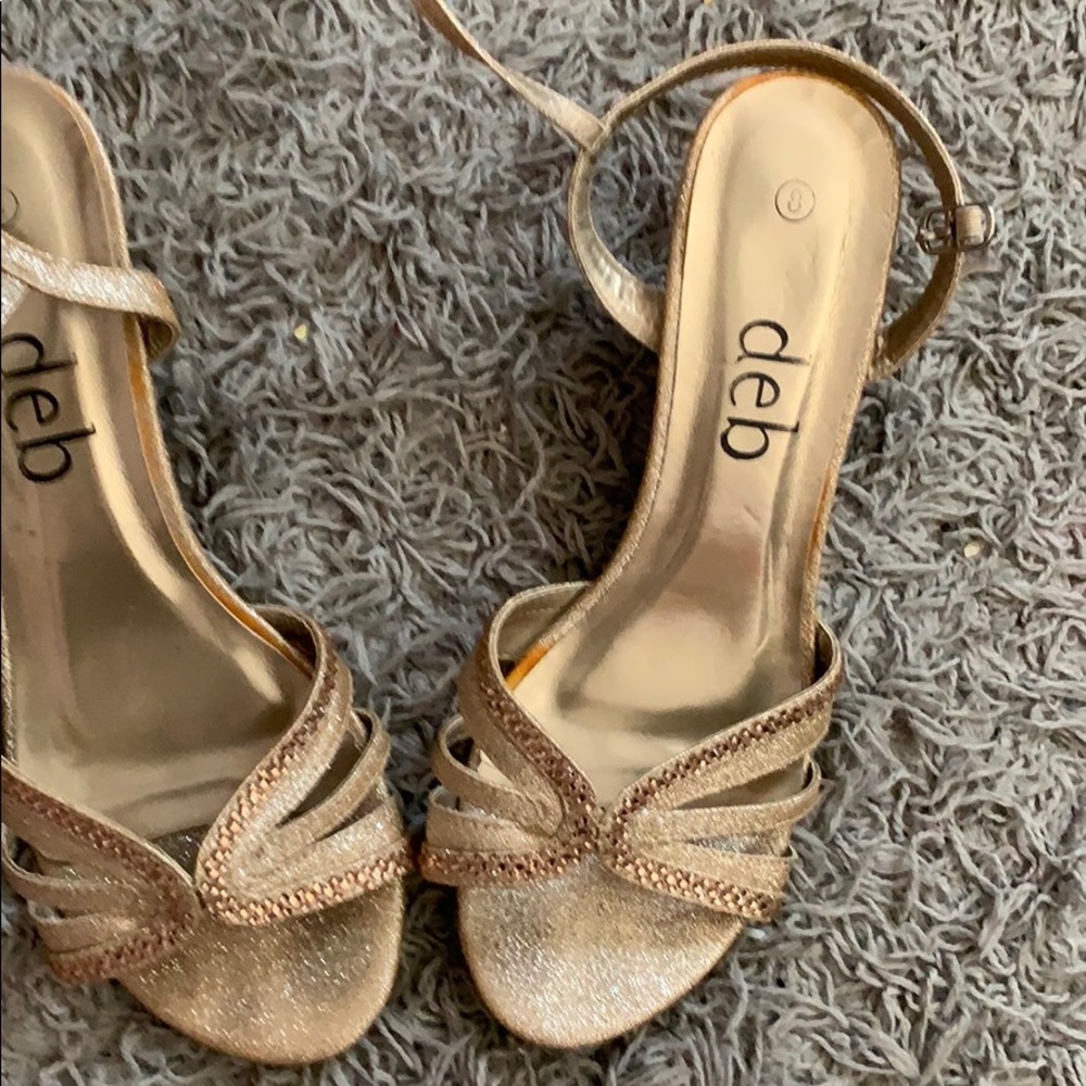Deb Cat Heels Rose Gold